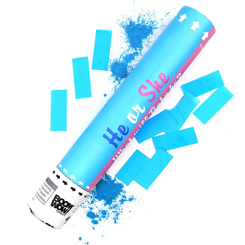 Gender Reveal Popper 30cm - (BOY)