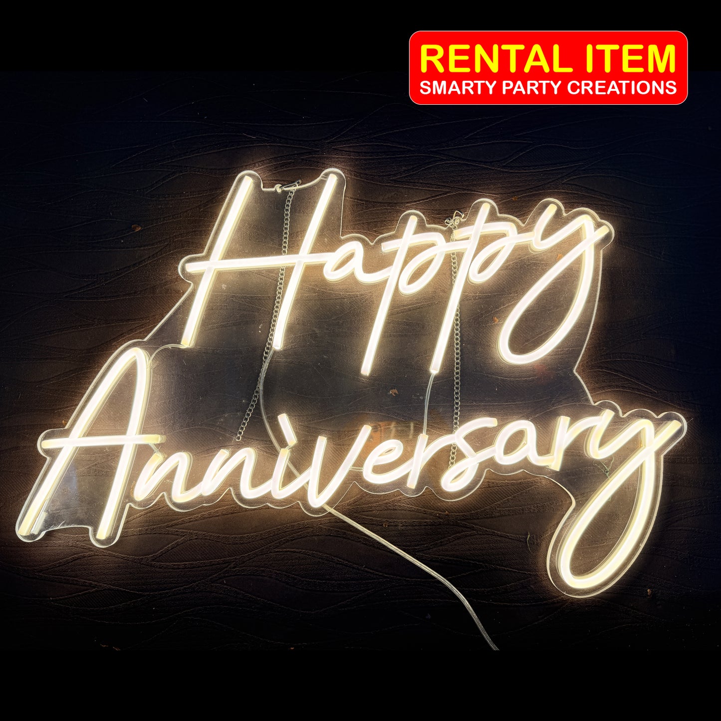 Happy Anniversary Neon Light (M) for Rent