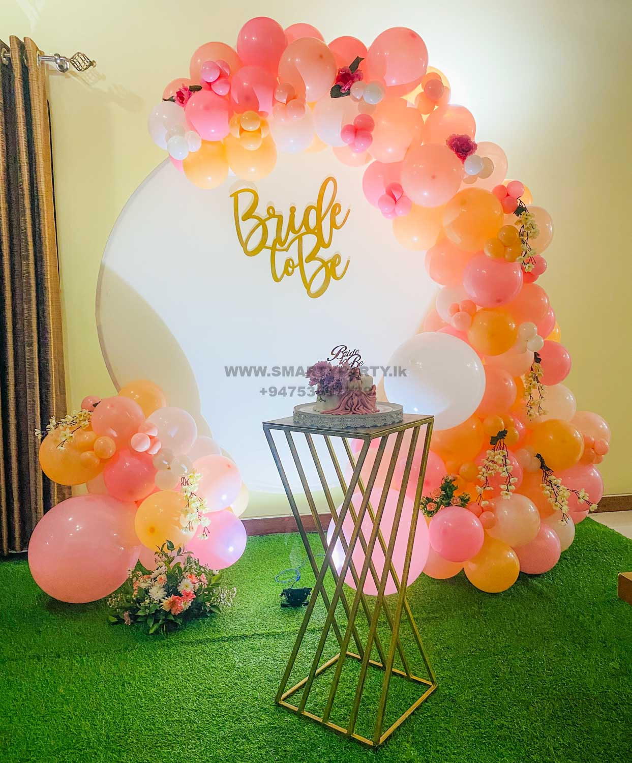 Bride to Be backdrop