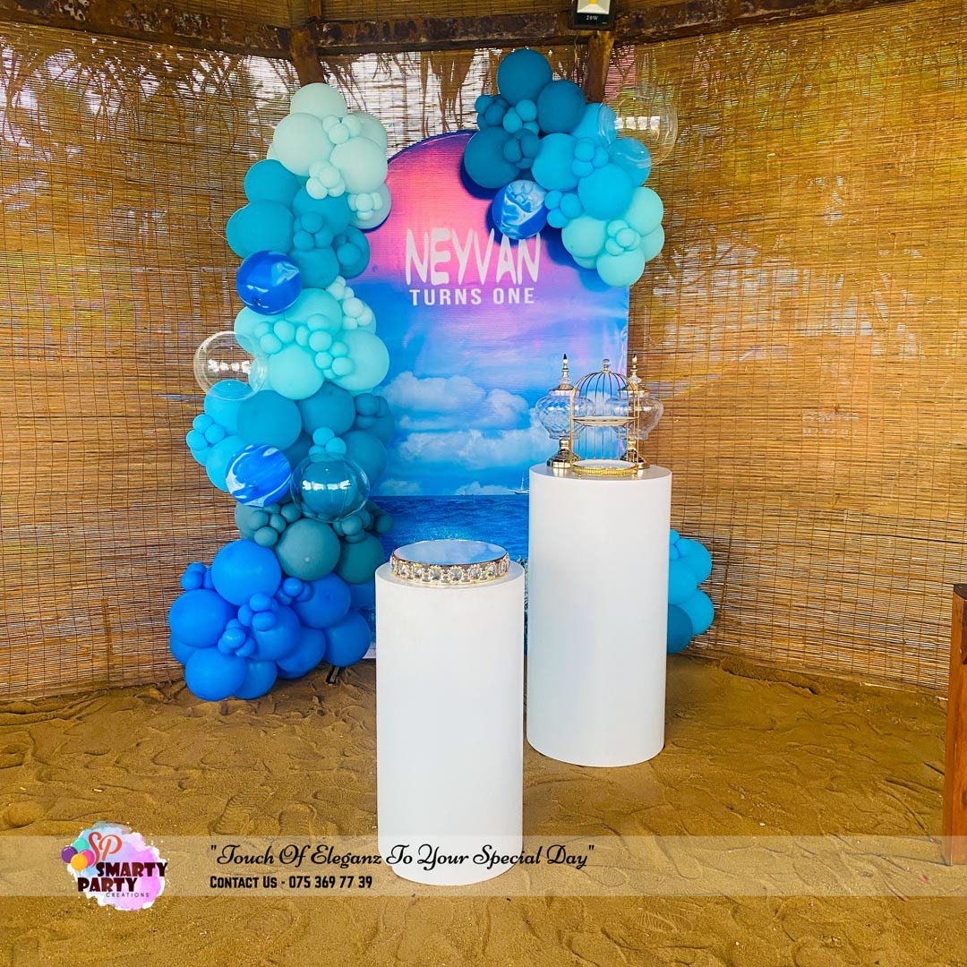 Sea Theme Blue Bobo Balloon Flex