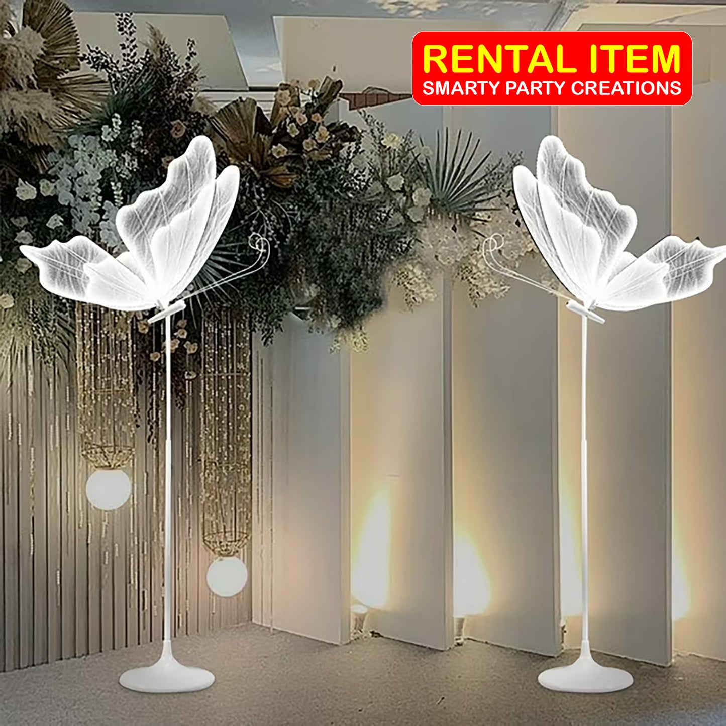 2 pieces of LED Butterfly