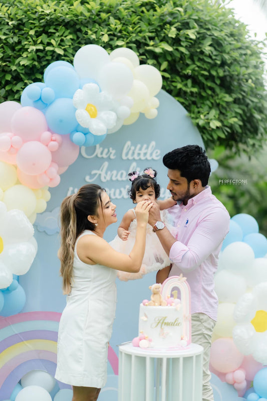 Rainbow Theme 1st Birthday