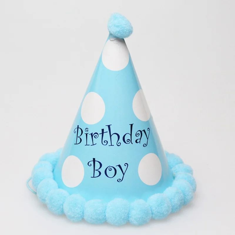 Cap (Fluff Ball 20cm) - Pastel Blue