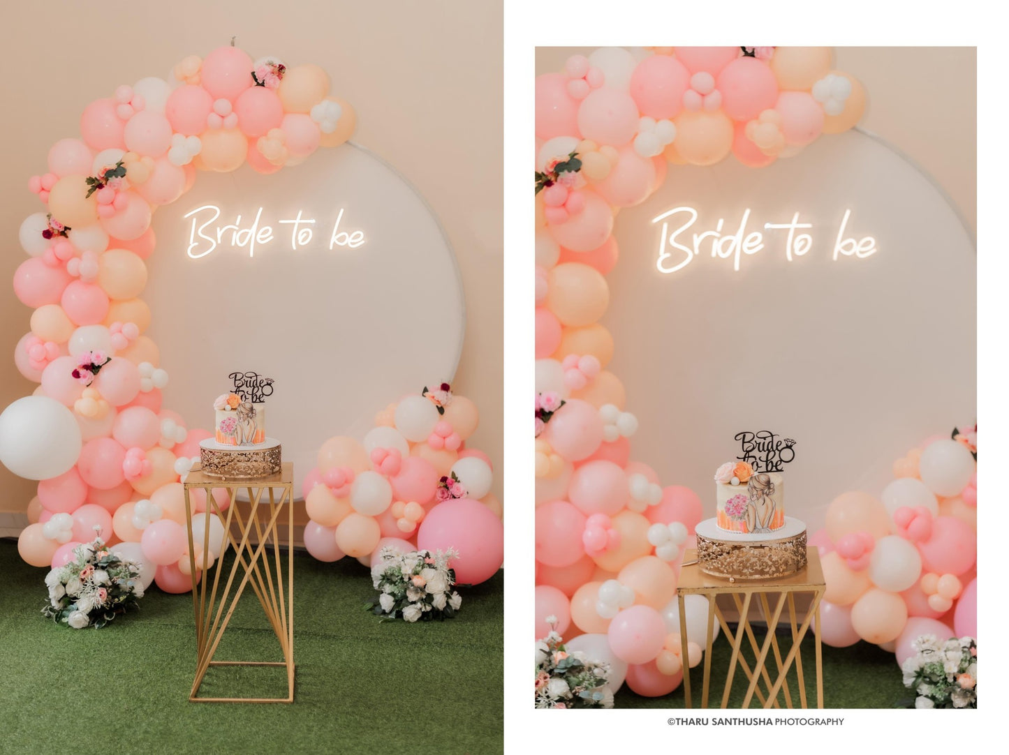 Bride to Be backdrop pink