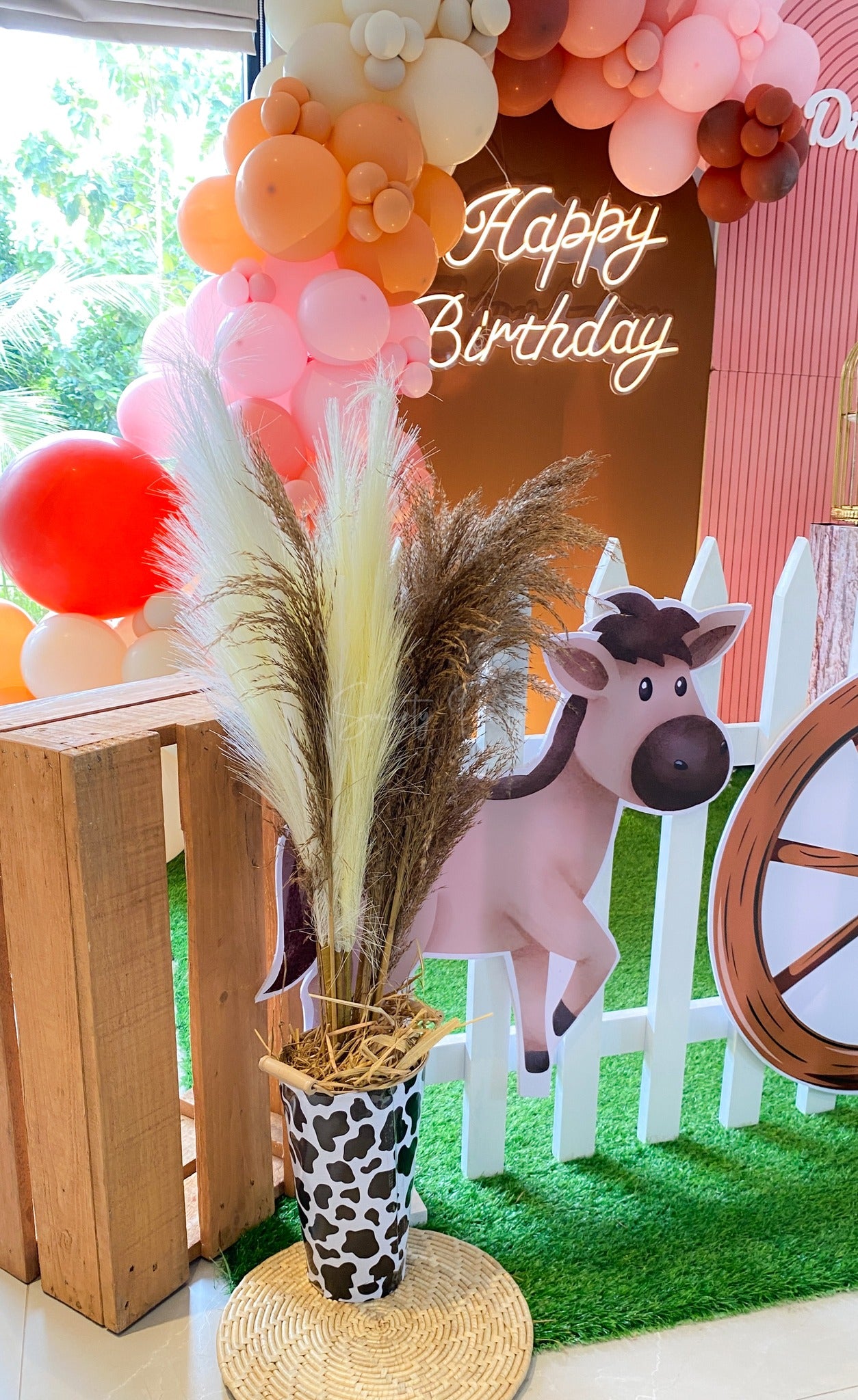 Farm Theme 2nd Birthday Decoration