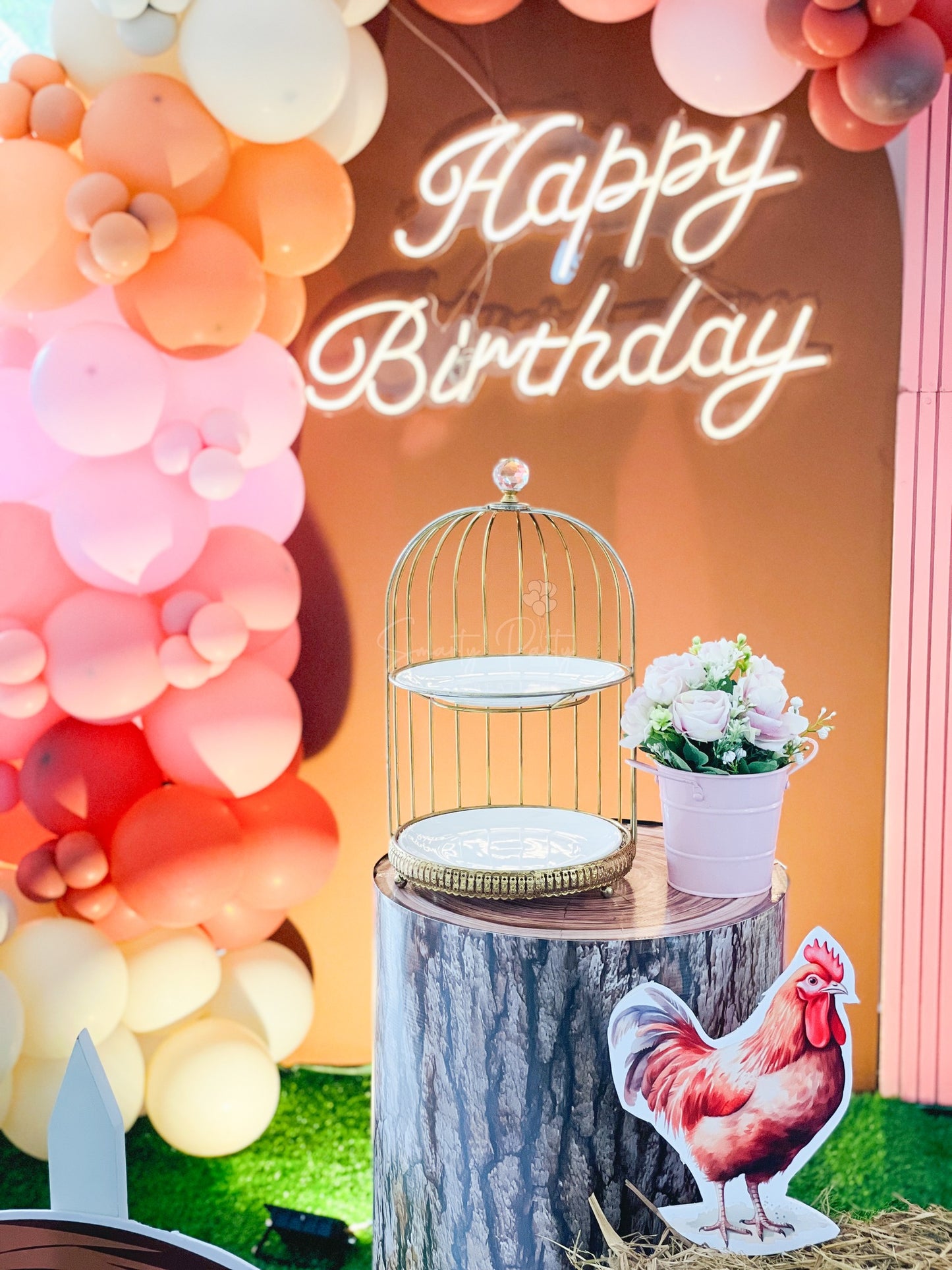 Farm Theme 2nd Birthday Decoration
