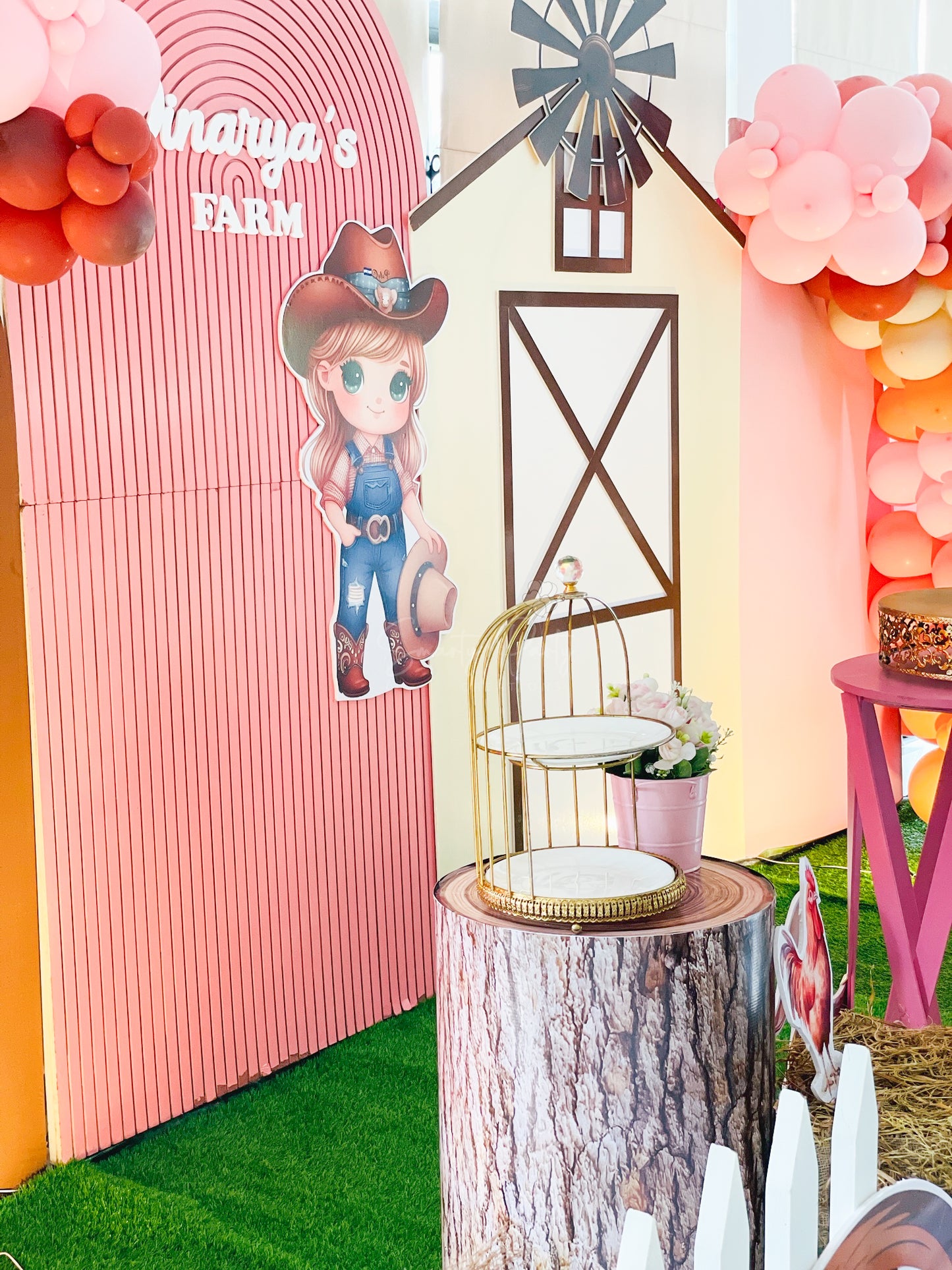 Farm Theme 2nd Birthday Decoration