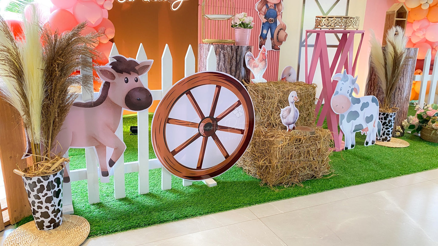 Farm Theme 2nd Birthday Decoration