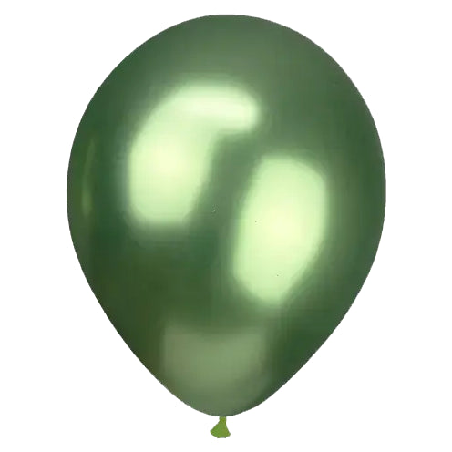 Lime Green Chrome Balloons