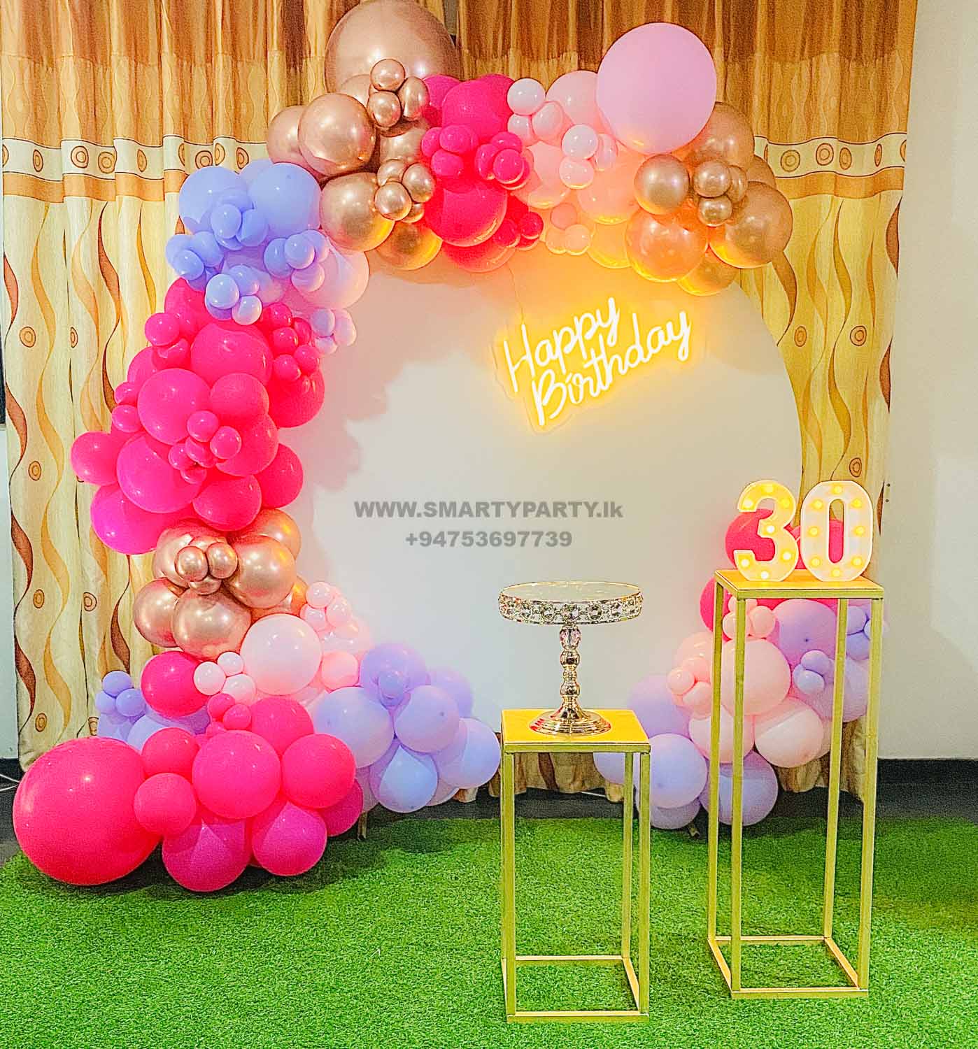 30th Birthday Ring Backdrop