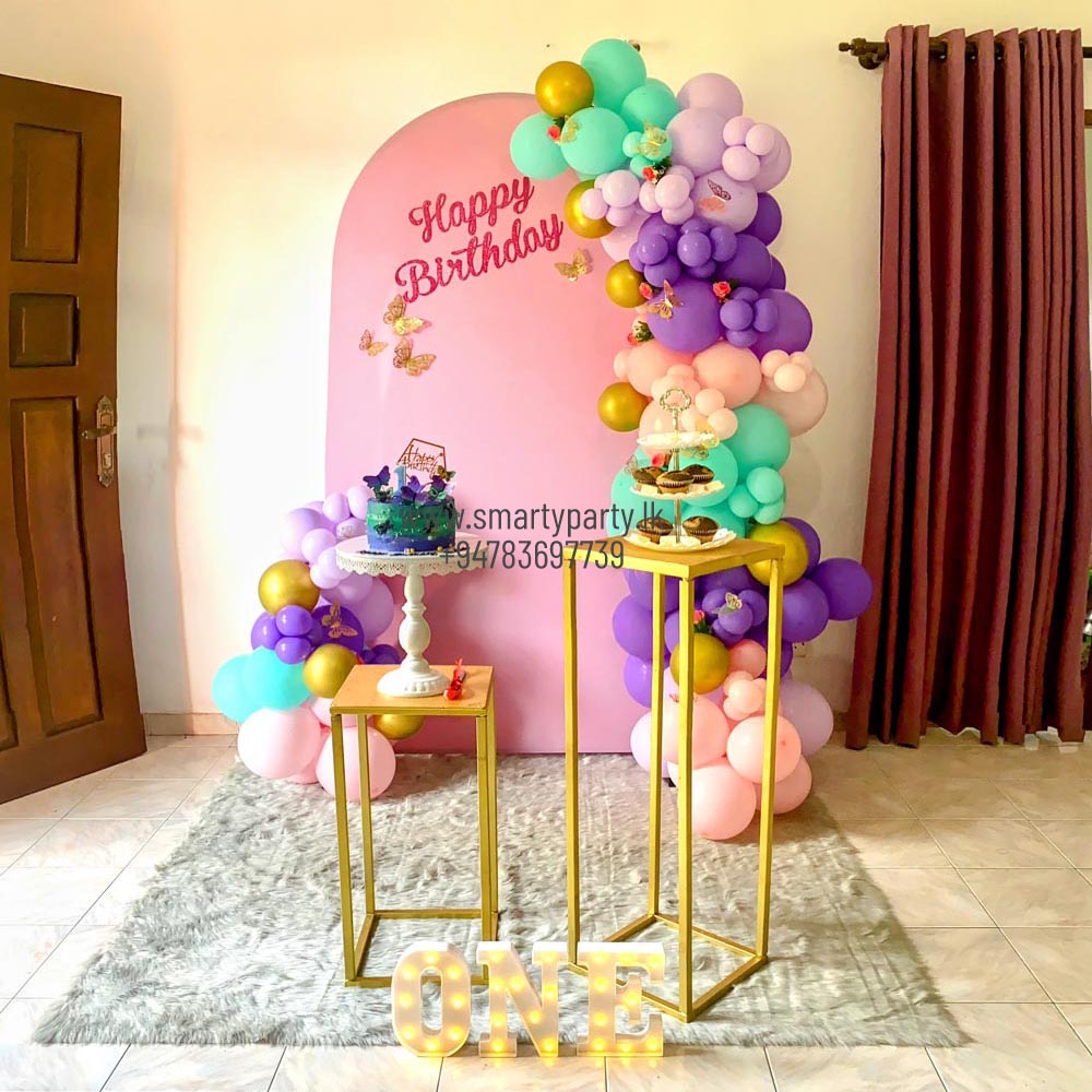 Butterfly Theme deco with one arch