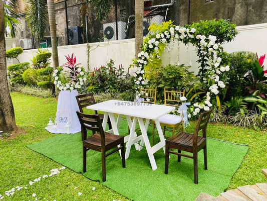 Registration Table Engagement deco