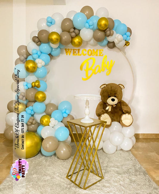Teddy Bear Theme welcome Baby Boy