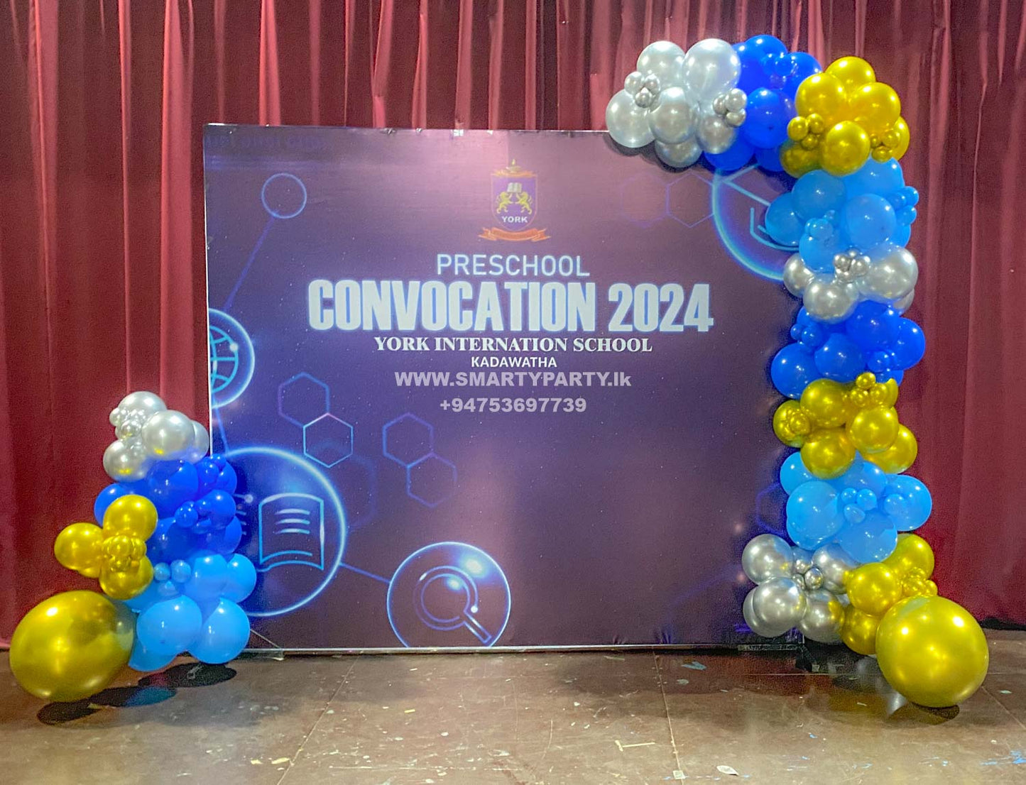 Flex Backdrop 8'x7' with balloon