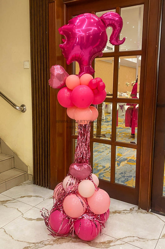 Barbie Theme 5ft Tower Grab & Go Garland