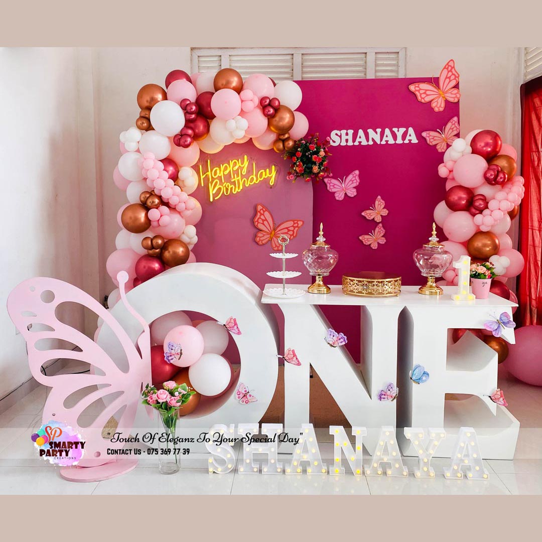 Butterfly Theme with One table