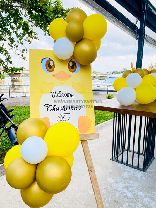 Buck Theme Birthday Welcome Board