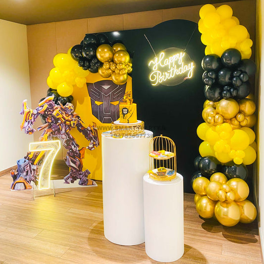 Transformers Theme 7th Birthday Boy