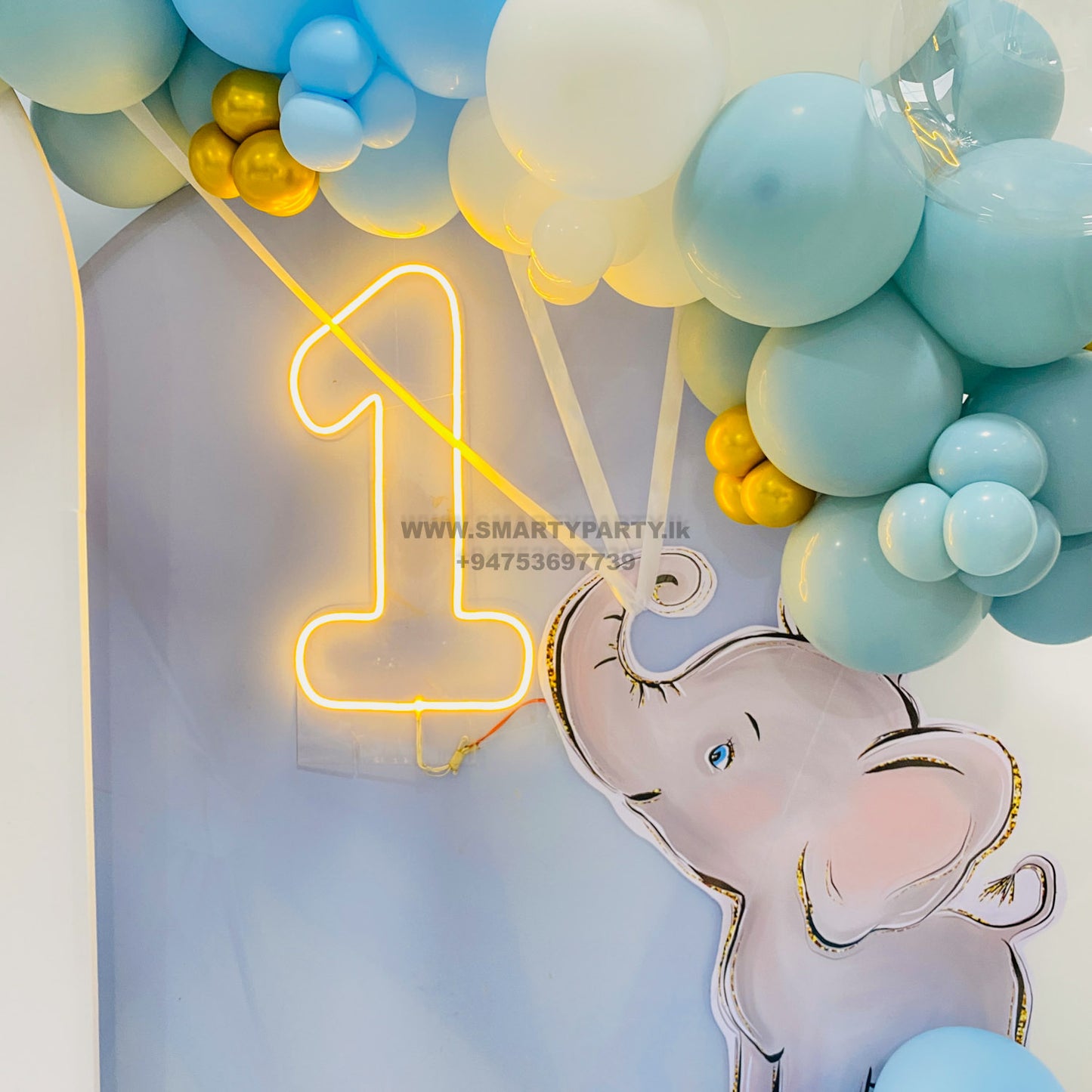 Baby Elephant Theme with one table