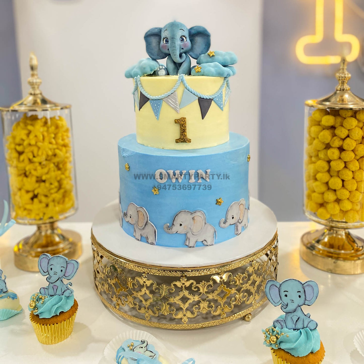 Baby Elephant Theme with one table
