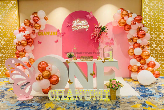 Butterfly Theme 1st Birthday One Table