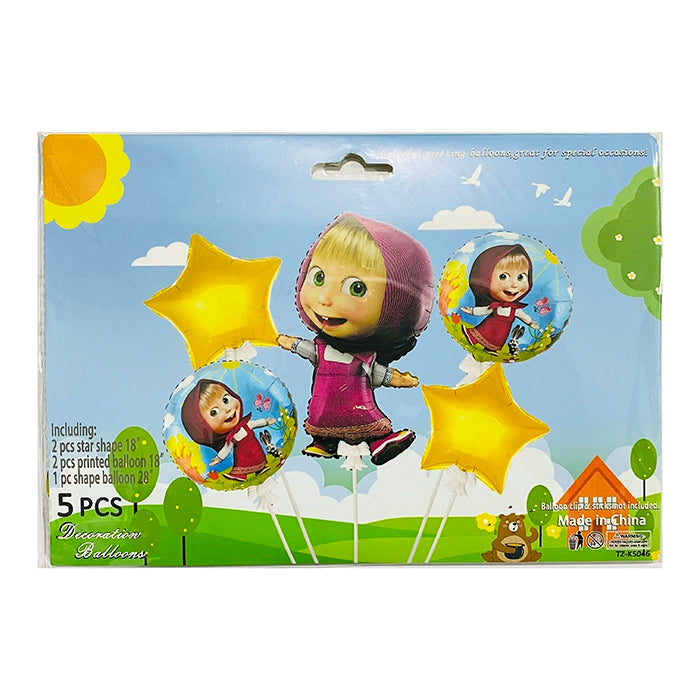 Mash Theme Foil 5pcs Set