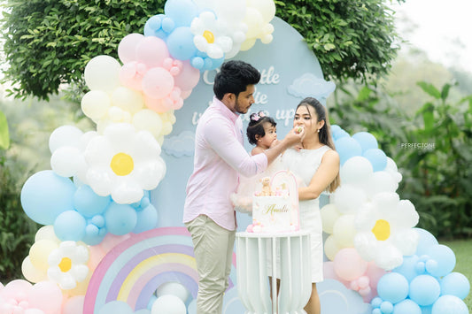 Rainbow Theme 1st Birthday