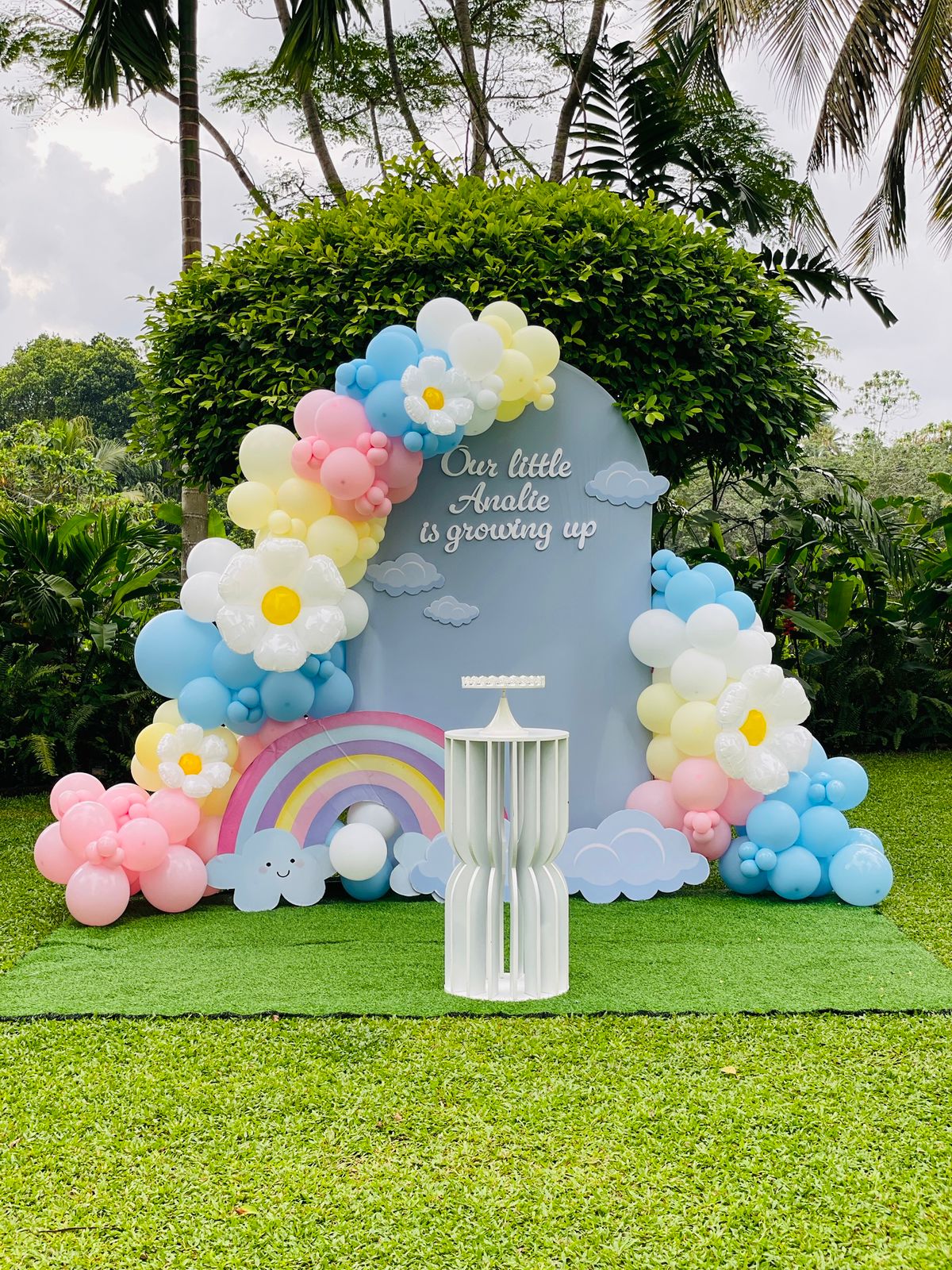 Rainbow Theme 1st Birthday