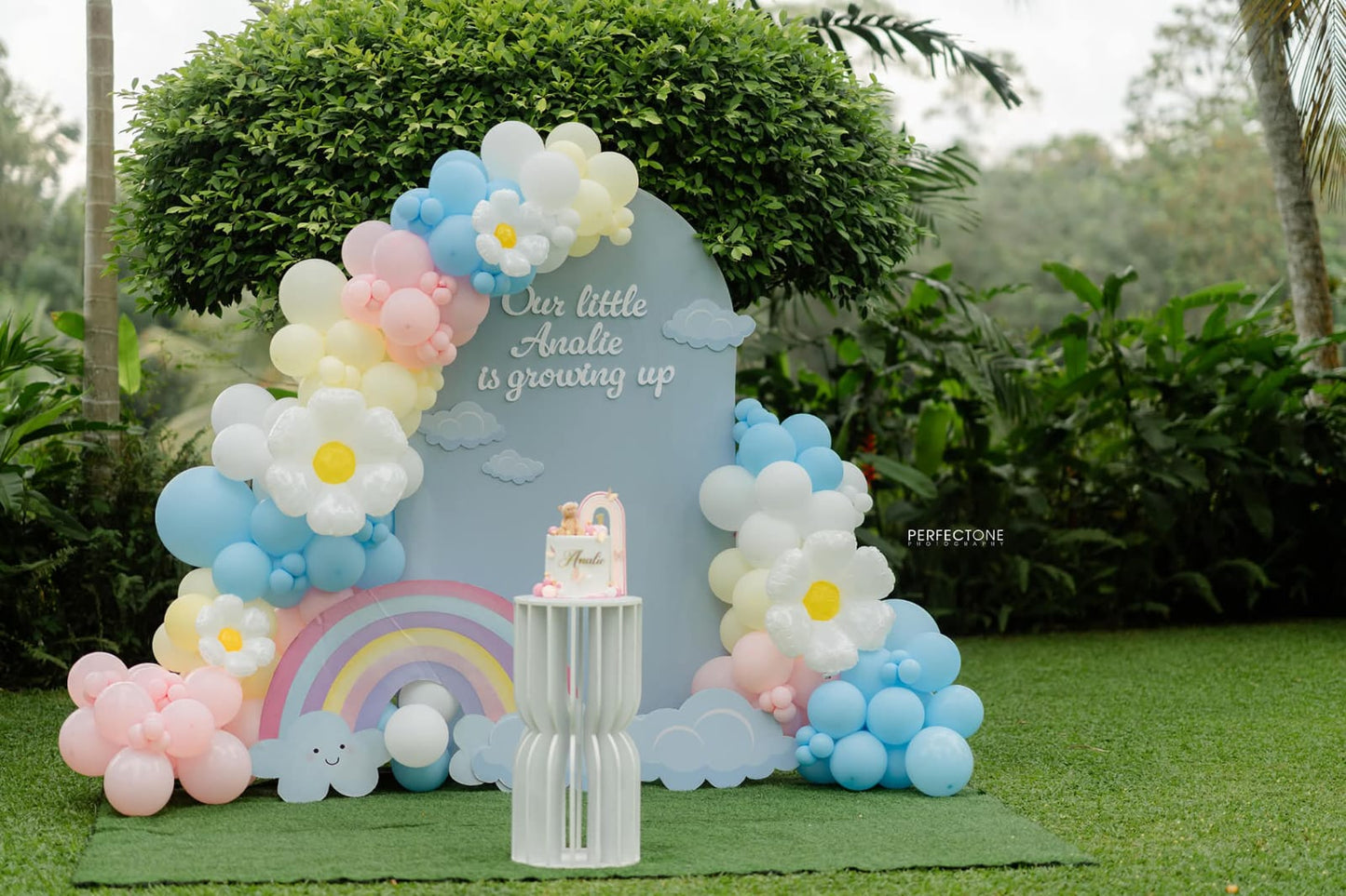 Rainbow Theme 1st Birthday