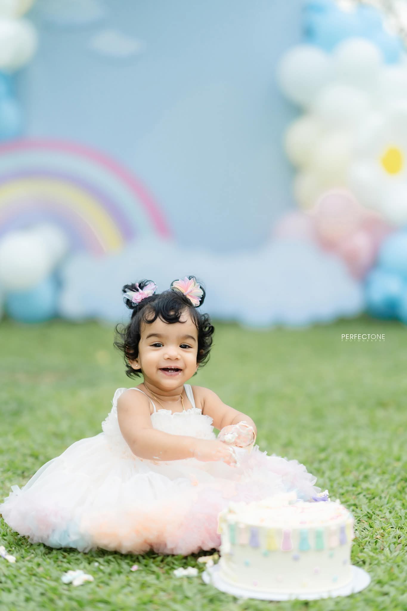 Rainbow Theme 1st Birthday