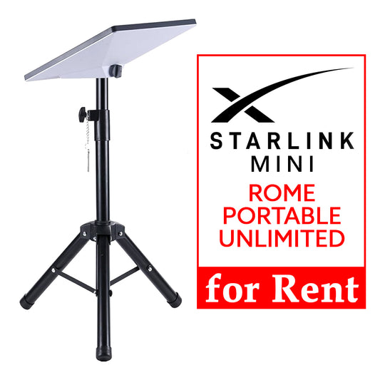 Starlink Mini Roam Portable Unlimited Internet for rent