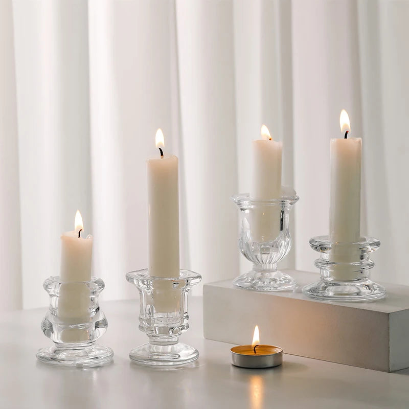 Glass Candle Holders for rent