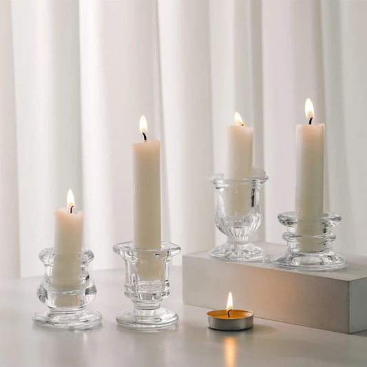 Glass Candle Holders for rent