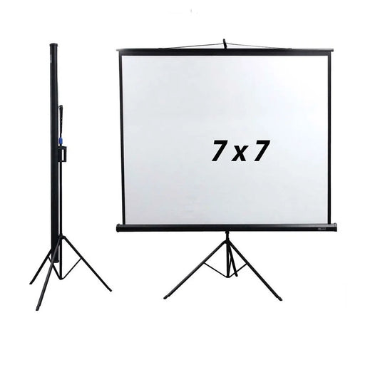 Projector Screen Tripod 7 X 7 Feet for rent