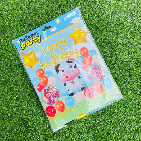 Farm Theme Birthday Decoration Set – Fun & Vibrant Party Supplies