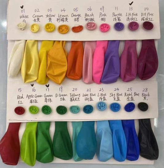 10 inch  Latex Helium Balloons