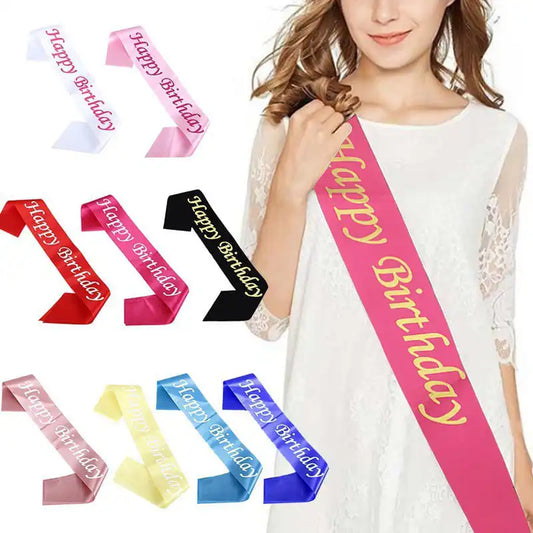 Sash Birthday - Red